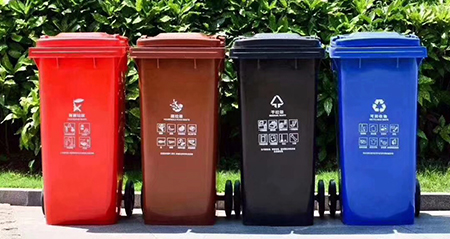 【环卫塑料垃圾桶】详细介绍两种环卫塑料垃圾桶的原料